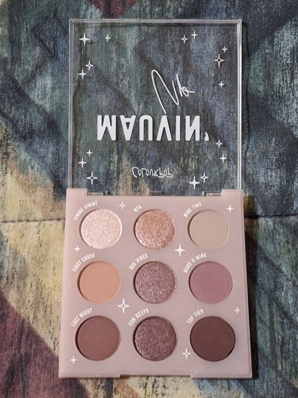 Colourpop Mauvin’ Up Eyeshadow Palette – Mauve Neutrals – Lightly Swatched